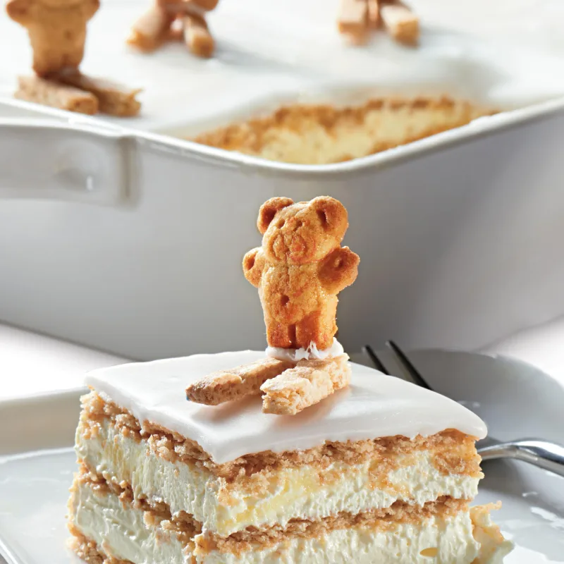 Baked into dessert or eaten from the box, the allergen line on the package stays the same.