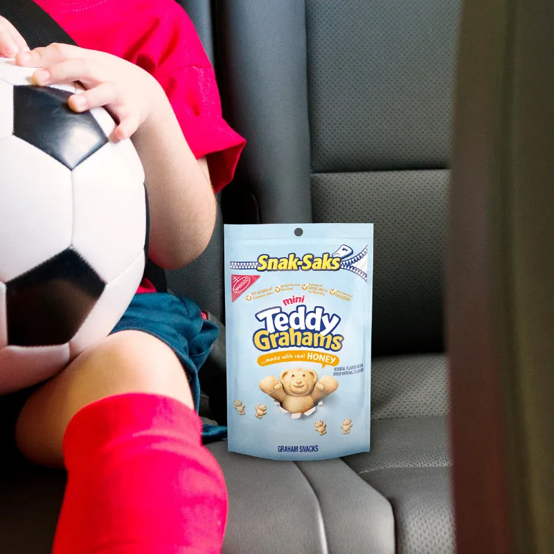 Teddy Grahams Honey Graham Snacks, 8 oz bags, photo 3