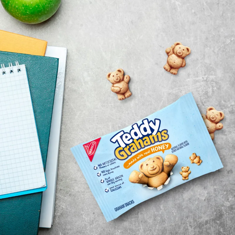 Teddy Grahams Honey Graham Snacks, 1 oz snack packs, photo 6