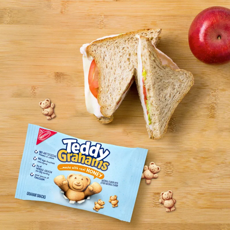 Teddy Grahams Honey Graham Snacks, 1 oz snack packs, photo 8