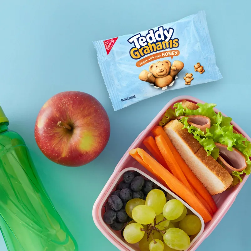 Wheat and soy in Teddy Grahams: what the Contains line tells you